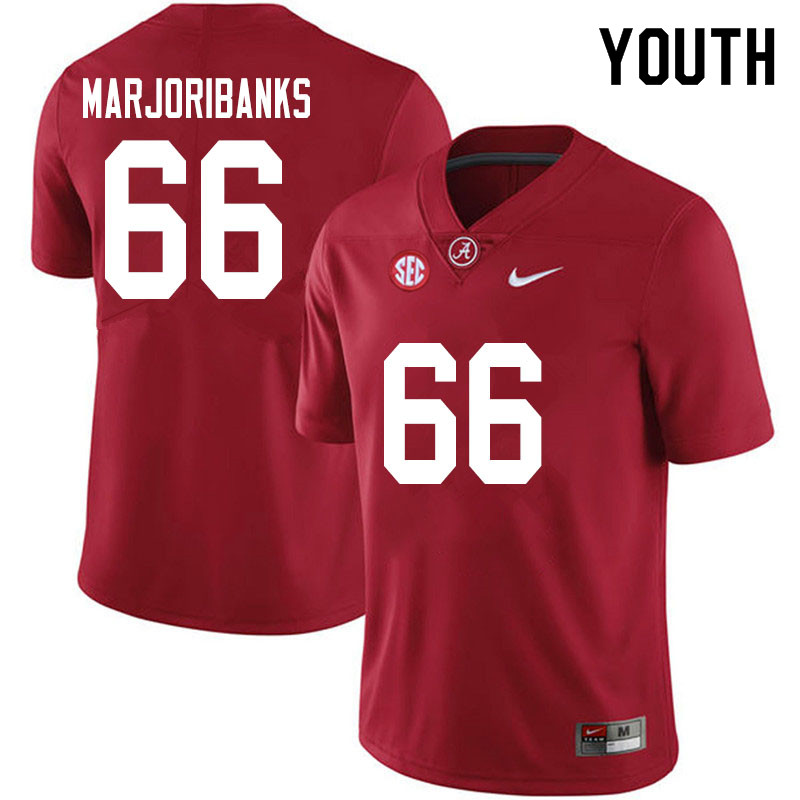 Youth #66 Alec Marjoribanks Alabama Crimson Tide College Football Jerseys Sale-Crimson